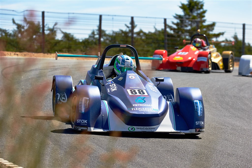 Max Klinkby-Silver (88) øgede sit forspring i den samlede stilling med en sejr og en tredjeplads på Ring Djursland
(Foto: Ib Trebbien)